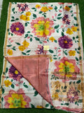 Beautiful Pure Hand Painted Tussar Silk Saree