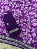 Beautiful Georgette Saree With Lace Border