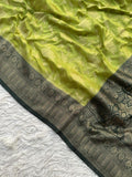 Rasperry Woven Banarse Silk Saree