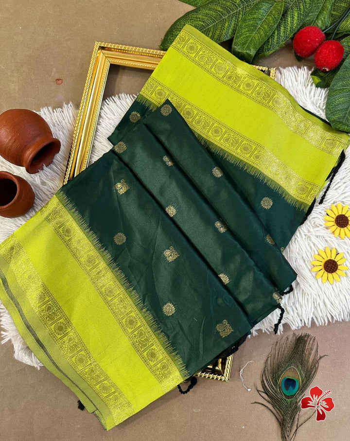 Gadwal Silk Saree With Trending Colour