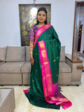 Beautiful Gadwal Silk Saree With Blouse