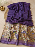 Beautiful Sequins + Paithani Muslin Silk Saree