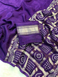 Beautiful Viscose Silk With Bandhej Pallu