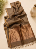 Beautiful Linen Silk Saree