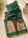 Beautiful Linen Silk Saree