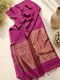 Beautiful Linen Silk Saree