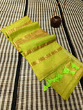Beautiful Tissue Linen Saree With Blouse
