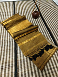 Beautiful Tissue Linen Saree With Blouse