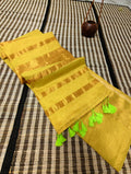 Beautiful Tissue Linen Saree With Blouse