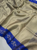 Beautiful Brocade Banarasi Silk Saree With Blouse (10 Days Prebook)