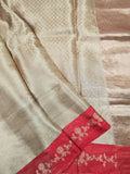 Beautiful Brocade Banarasi Silk Saree With Blouse (10 Days Prebook)