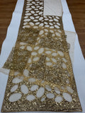 Beautiful Sequins Party Wear Saree With Blouse