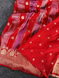 Beautiful Viscose Soft Silk Saree With Blouse