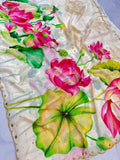 Beautiful Georgette Embroidery Saree With Blouse