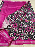 Stunning Mangalagiri Patola Saree With Blouse