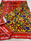Stunning Mangalagiri Patola Saree With Blouse